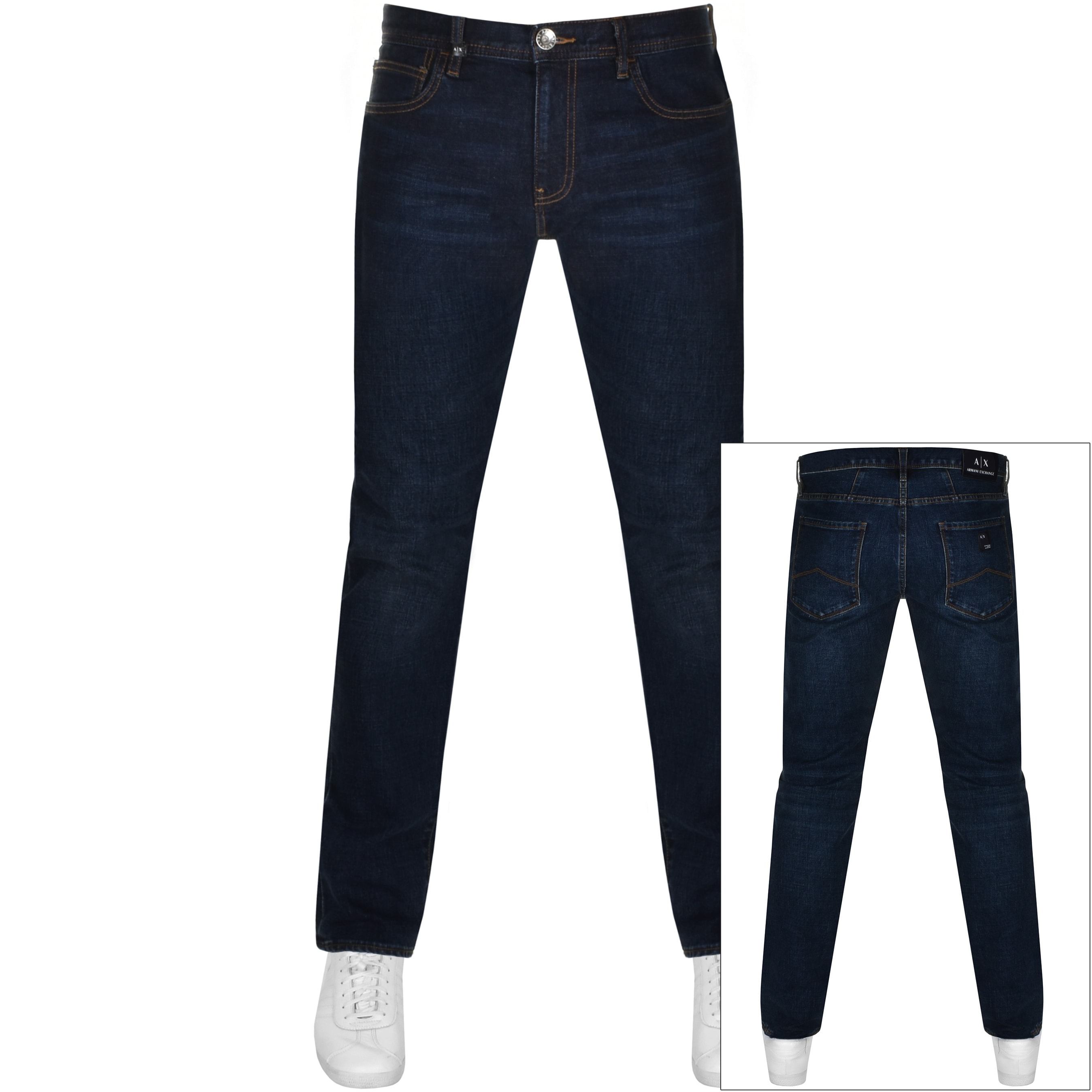 Alternative Image for ProductArmani Exchange J16 Straight Fit Jeans Blue1
